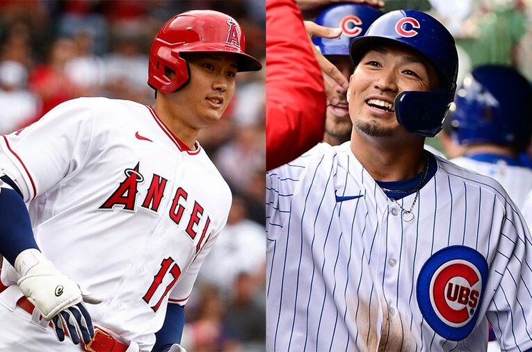 MLBの舞台で奮闘する大谷翔平と鈴木誠也 ／ photograph by Getty Images