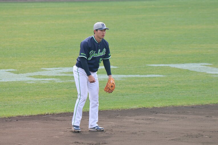 キャンプでの田中。まだまだ緊張感がある毎日だという　©Fumi Sawai