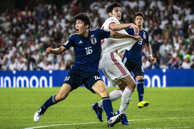 19年アジア杯イラン戦での冨安の守備　©Takuya Sugiyama
