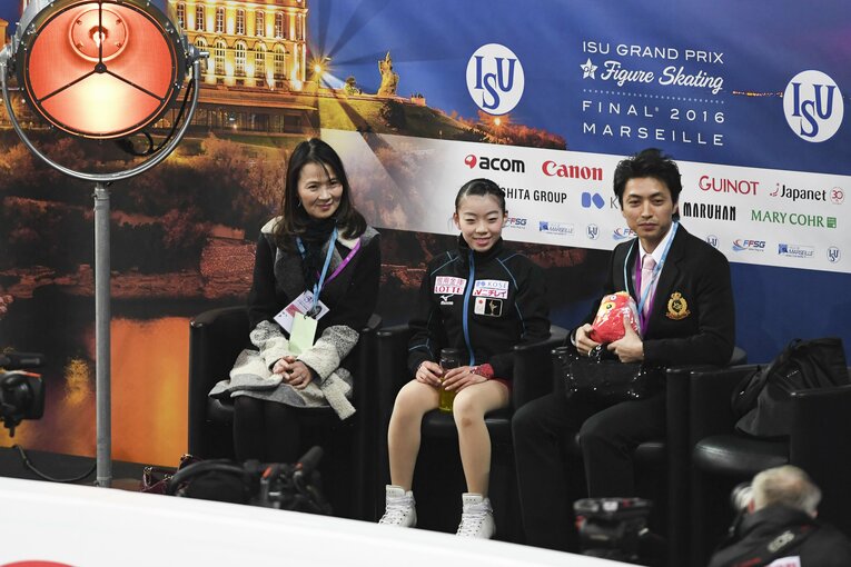 2016年GPファイナル、ジュニア女子に出場した紀平　©Asami Enomoto