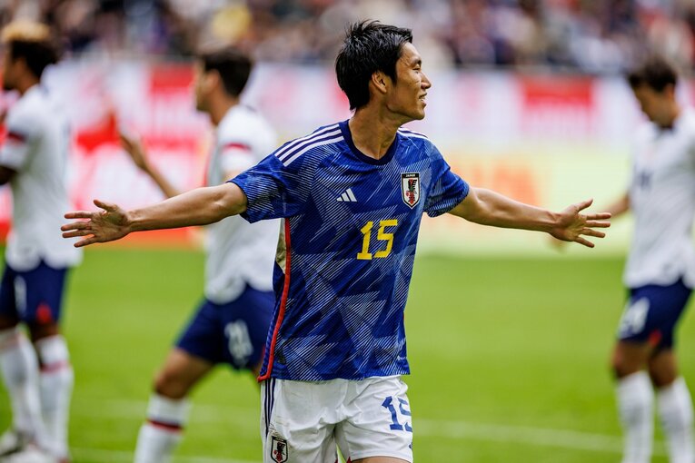 日本代表9月シリーズの鎌田　©Kiichi Matsumoto