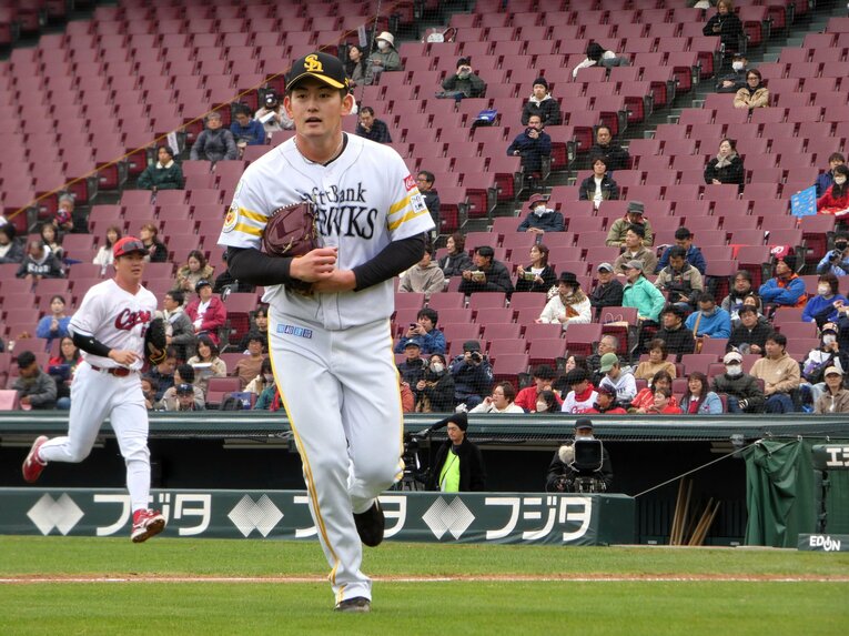 トライアウト当日、風間の様子　©Kotaro Tajiri