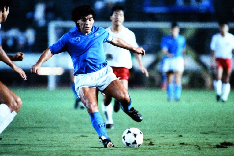 ナポリ時代、日本代表とも対戦©Getty Images