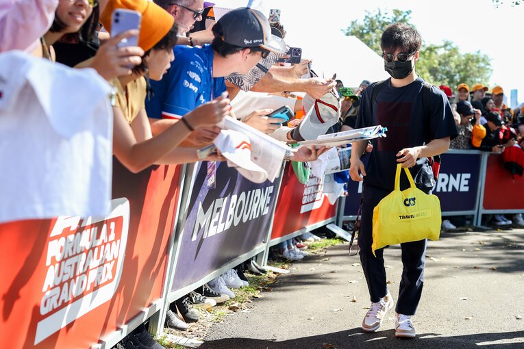 オーストラリアGPの角田裕毅　©Red Bull Content Pool