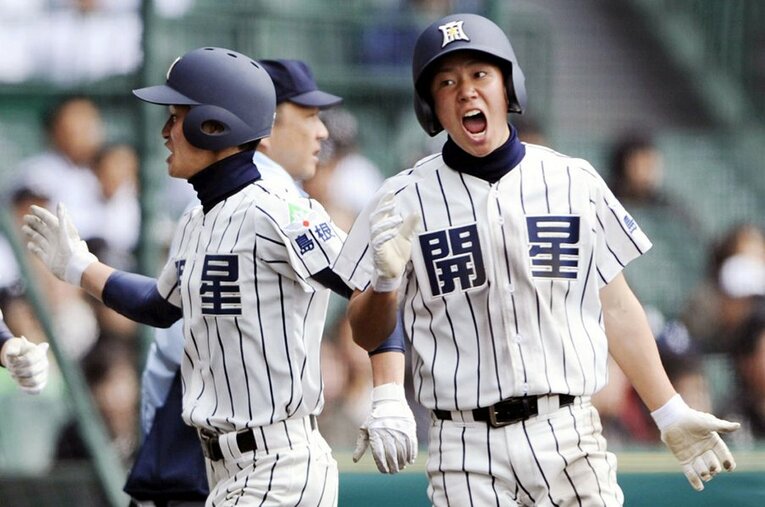 糸原健斗／開星 ／ photograph by Kyodo News