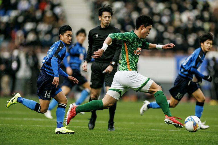 青森山田MF宇野禅斗（3年）©︎Kiichi Matsumoto