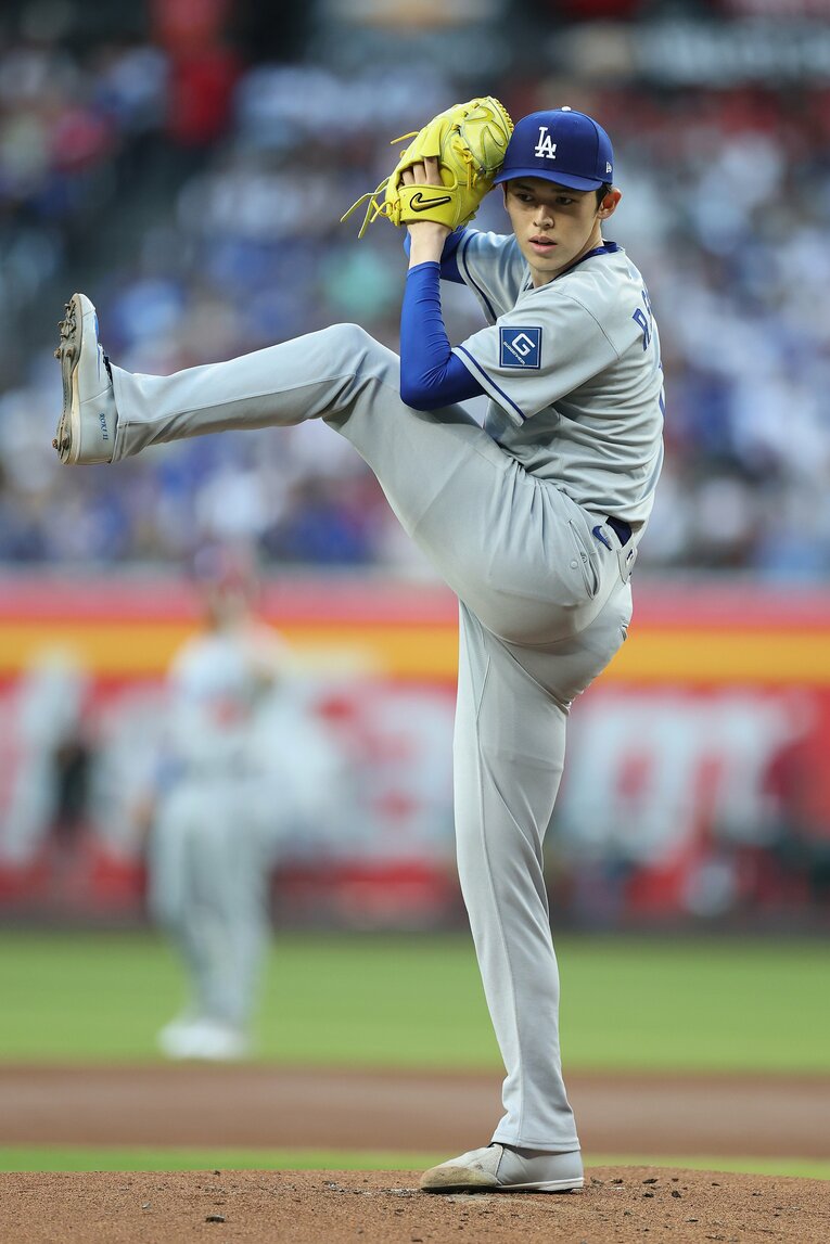 最終登板となった5月9日のダイヤモンドバックス戦　©Getty Images