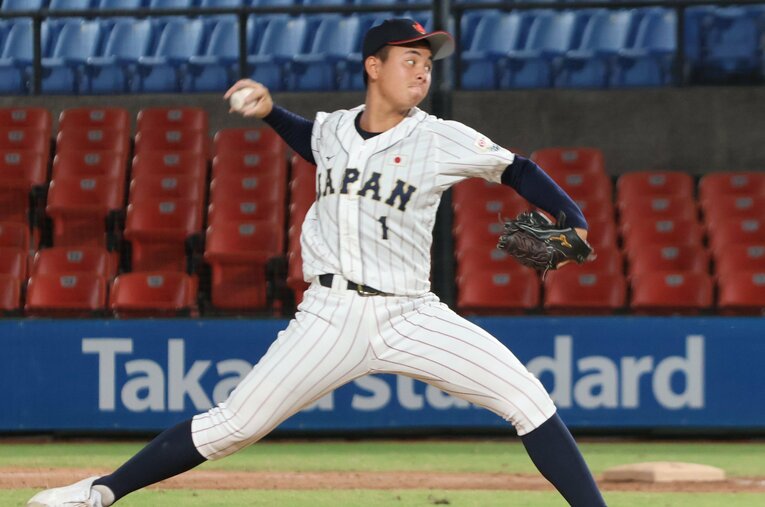 間木本人も「驚いた」というU18日本代表への選出　©Fumi Sawai