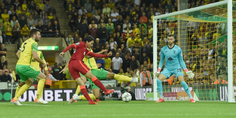 南野のこの日1点目　©Getty Images