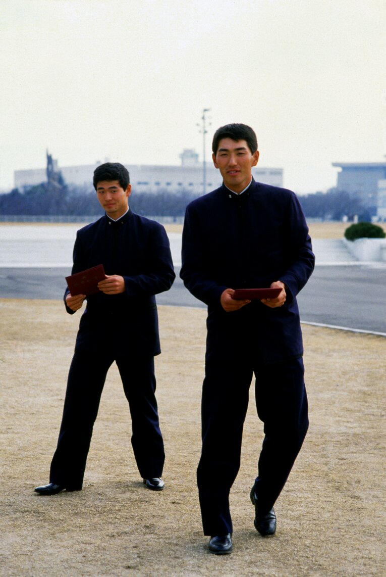 PL学園の卒業式で…　©AFLO