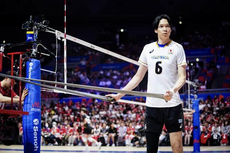 山内晶大（VNLベルギー戦）©Volleyball World