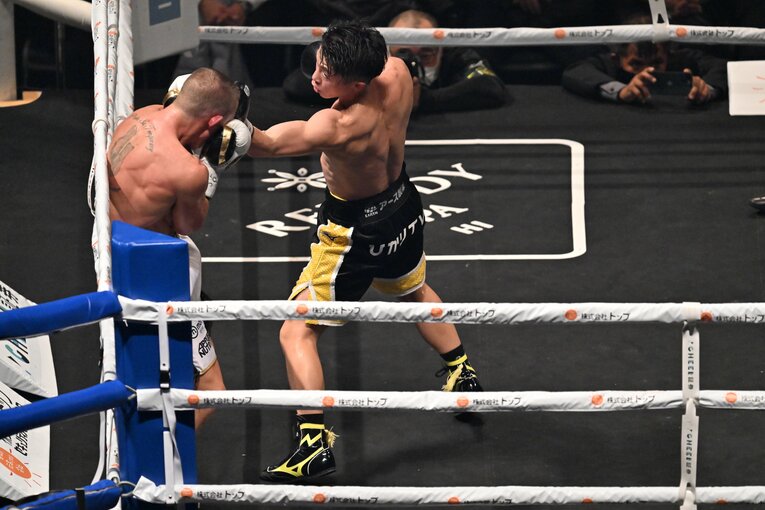 2022年12月13日／ポール・バトラー戦（WBA・WBC・IBF・WBO世界バンタム級王座統一戦）©Naoya Sanuki