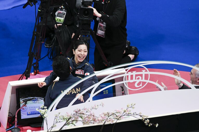 80点超えに喜ぶ三浦　©Asami Enomoto