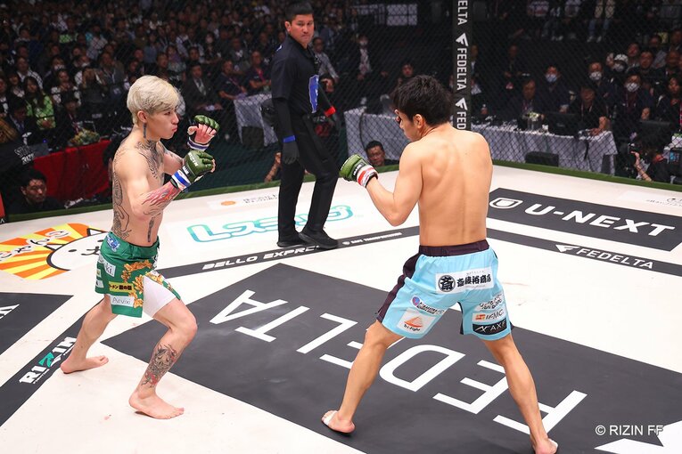 『RIZIN LANDMARK 5』斎藤裕vs平本蓮　©RIZIN FF