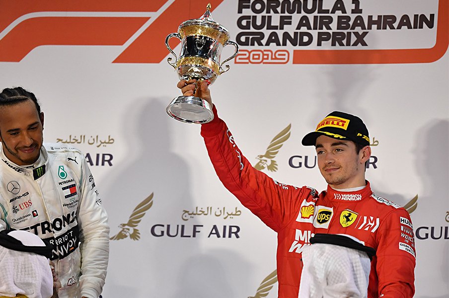 スター誕生! フェラーリの21歳。ルクレールがF1王者2人を圧倒。<Number Web> photograph by AFLO
