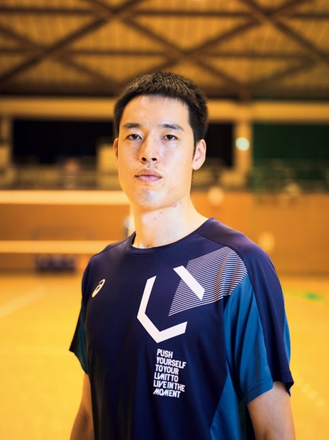 李博／1990年12月27日、宮崎県生まれ。筑波大から2013年に東レへ加入。同年に日本代表初選出。'21年東京五輪代表でベスト8。195cm、83kg　©Yuki Suenaga