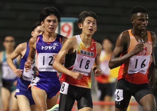 記録会に参加する河田　©︎Krosakiharima Athletics Club