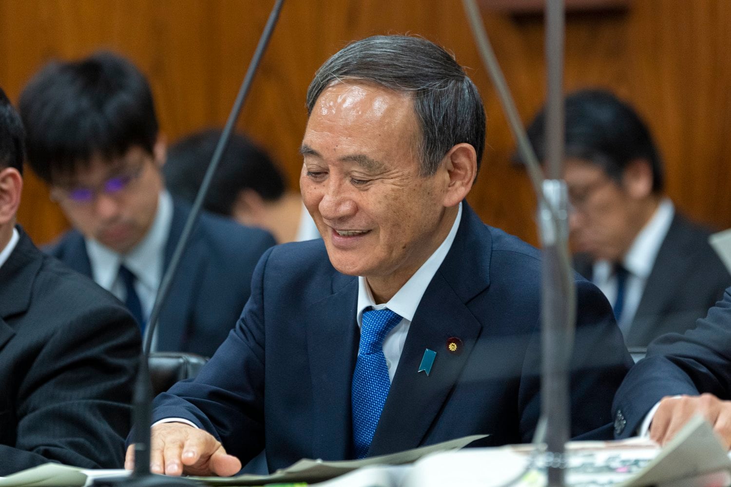 内閣官房長官時代の菅義偉©Takuya Sugiyama