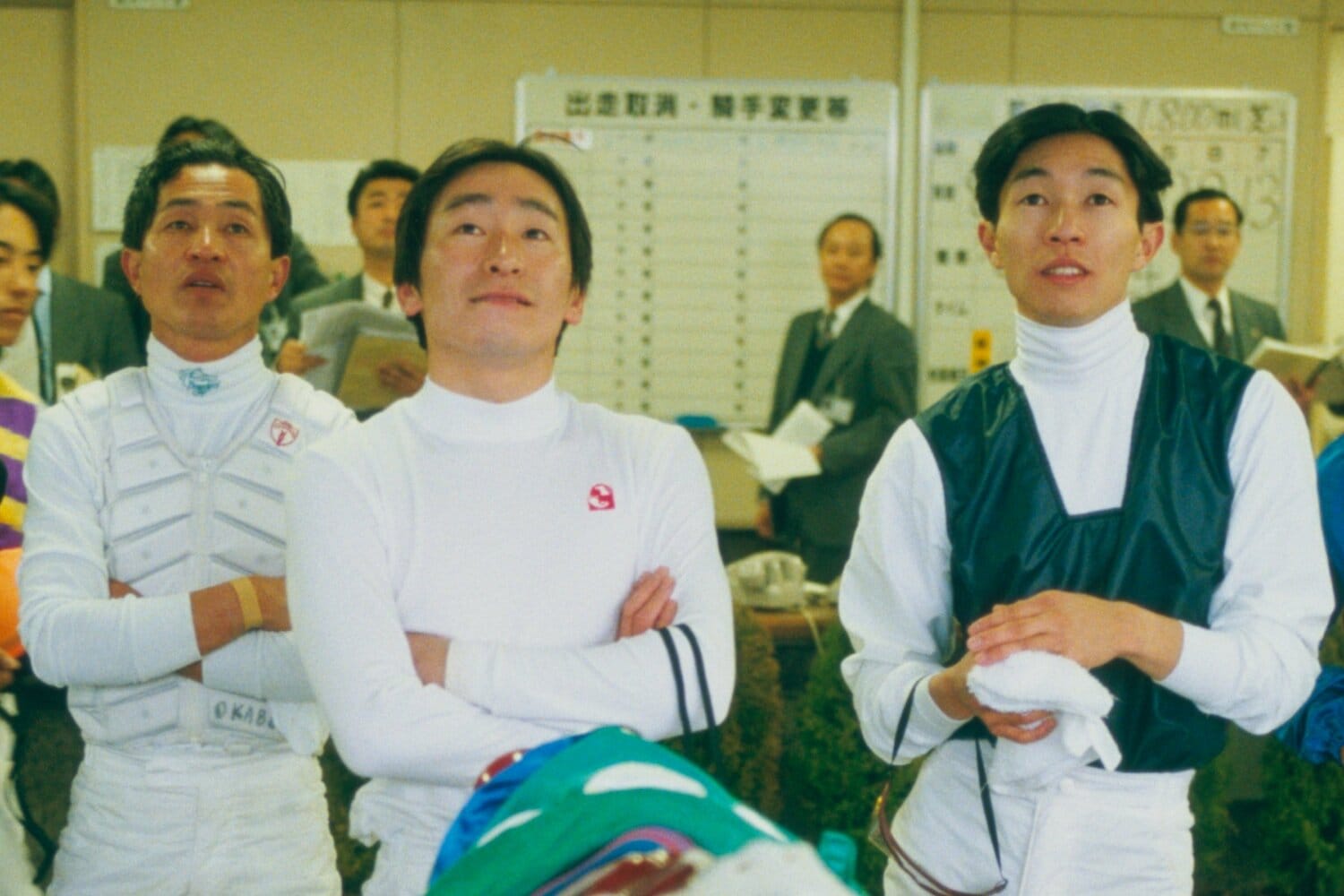 JRA通算勝利数歴代トップ3の武豊、横山典弘、岡部幸雄（写真は1996年）©Tomohiko Hayashi