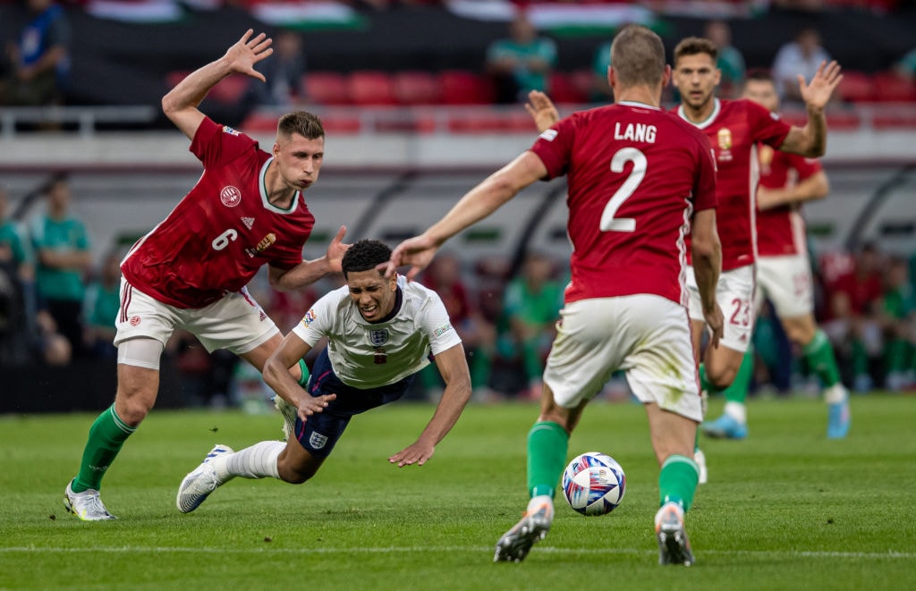 イングランド相手に勝利したハンガリー　©Getty Images