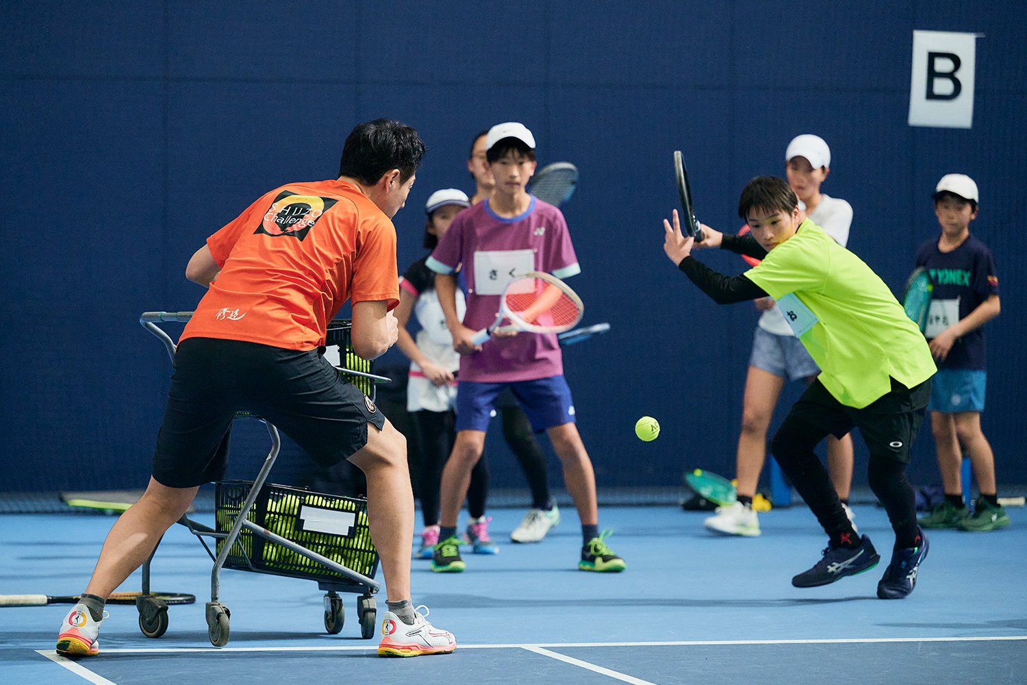 「体全体を使う」ストロークの練習