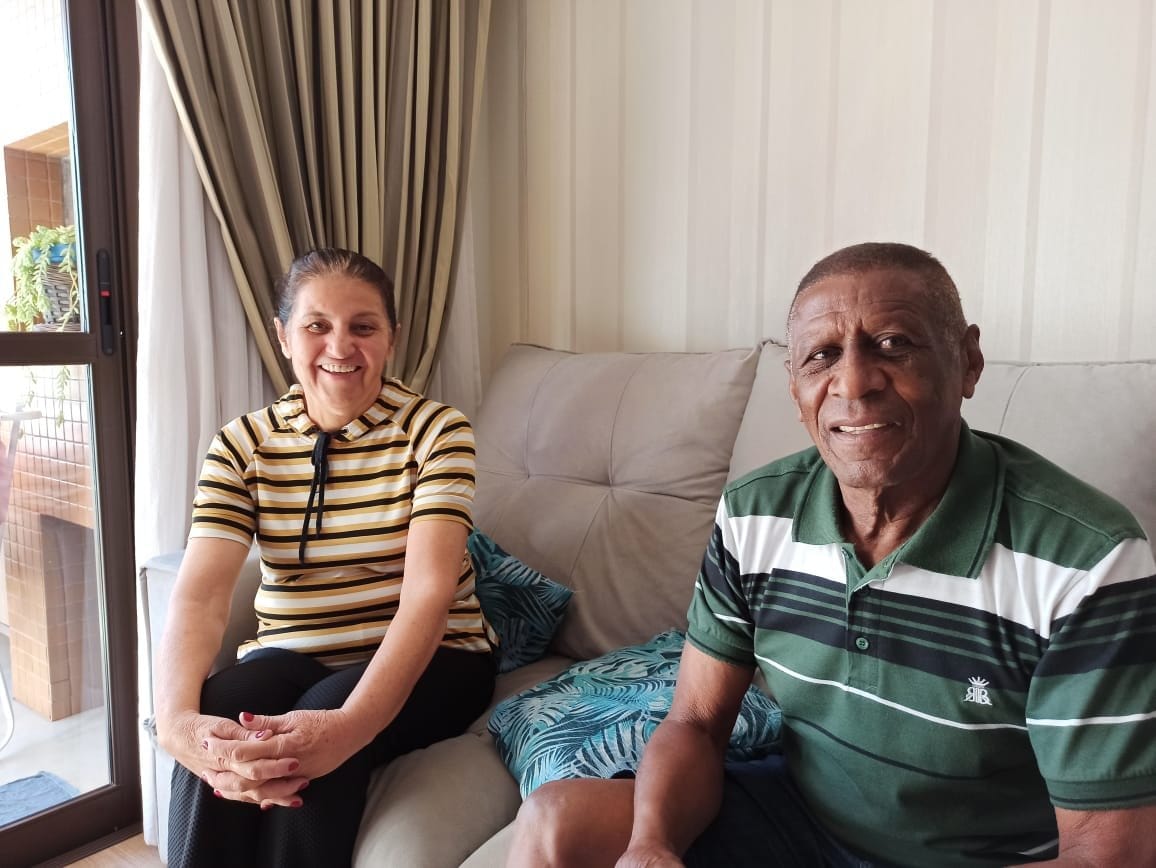 母マリアさんと父ウィルソンさん