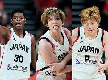 林咲希、髙田真希、馬瓜エブリン。バスケットボール女子日本代表はいかなる相手にも怯まず世界の頂点を目指す＜Number Web＞ photograph by Yuki Suenaga