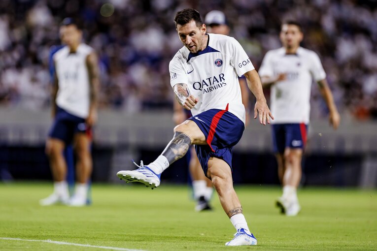 24日、大阪での練習　©Kiichi Matsumoto