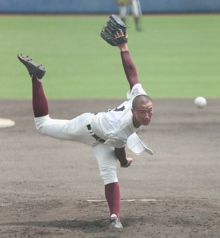 2021年ドラフト1位で阪神入りした森木大智。写真は高知高校1年のとき（2019年）　©JIJI PRESS