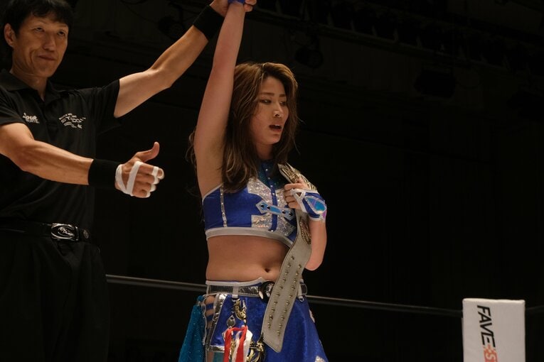 スターダムの大学生レスラー・妃南　©Norihiro Hashimoto