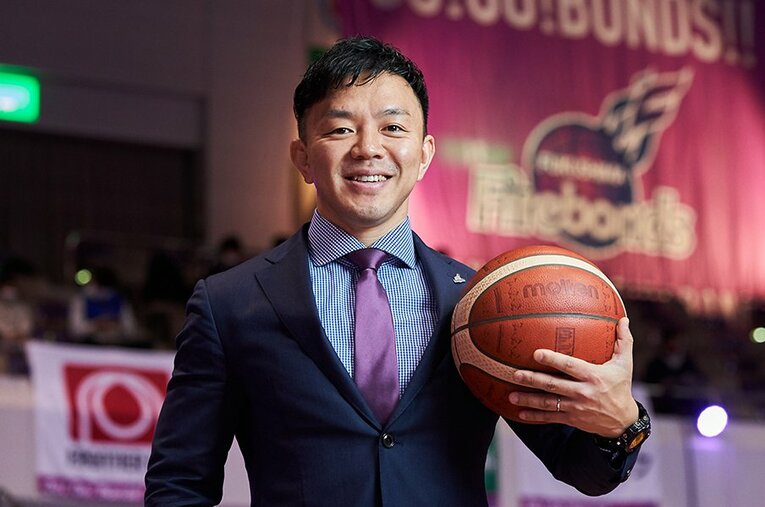 Bリーグ福島の西田創副社長。3.11後にできたクラブとして、東日本大震災にどう向き合ってきたのか ／ photograph by Kenji Otsuki