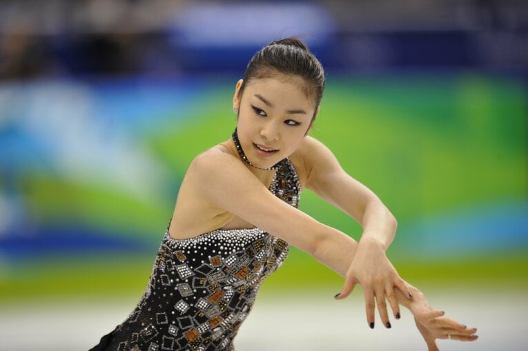 バンクーバー五輪で金メダルを獲得したキム・ヨナの演技　©JMPA
