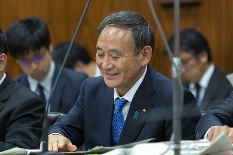 内閣官房長官時代の菅義偉©Takuya Sugiyama