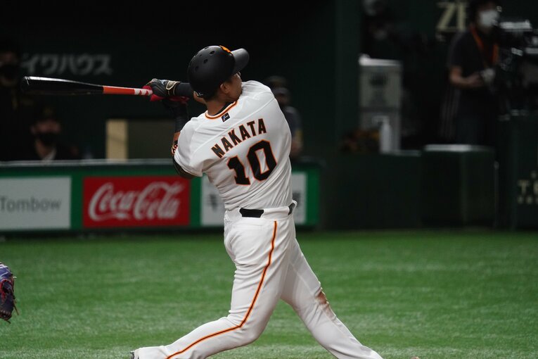 昨年、日本ハムから巨人に移籍した中田翔　©︎Hideki Sugiyama