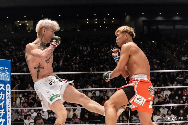 『RIZIN45.』平本蓮vs.YA-MAN　©RIZIN FF
