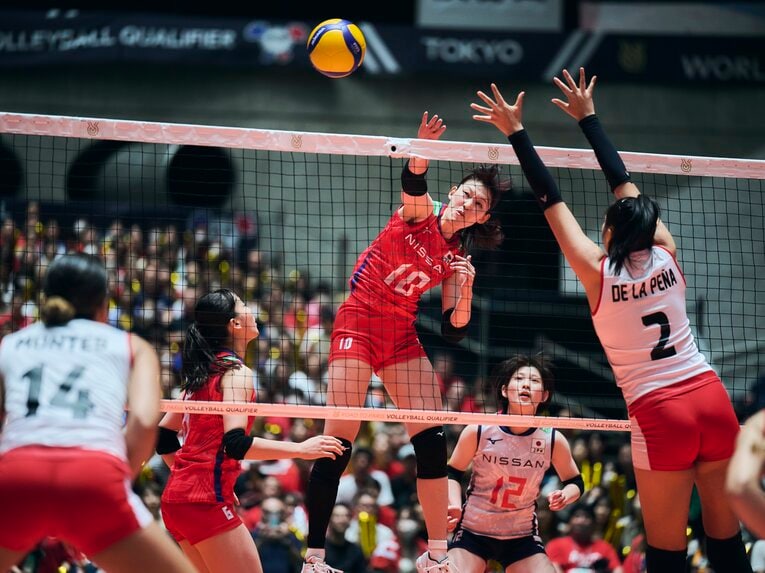 井上愛里沙／FIVBパリ五輪予選　©︎Yuki Suenaga