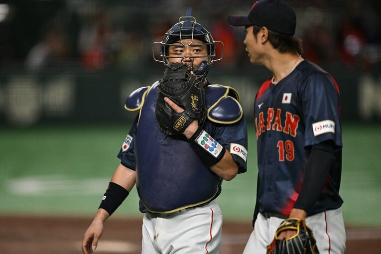 守備の中村、打力の岸田が残り「１枠」を争う　©Nanae Suzuki