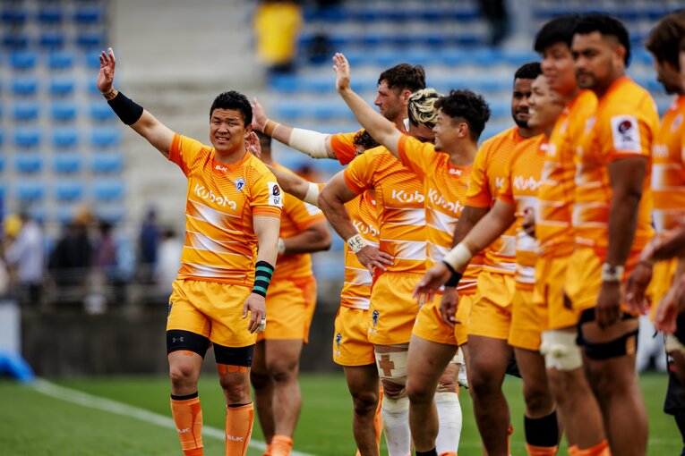 ファイナル進出を決めて笑顔のスピアーズ　©︎Kiichi Matsumoto