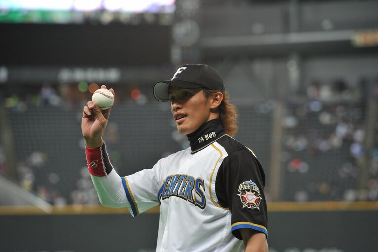 日本ハム時代の陽岱鋼。37歳の現在は独立リーグ、オイシックス新潟アルビレックスBCでプレーする ©Hideki Sugiyama