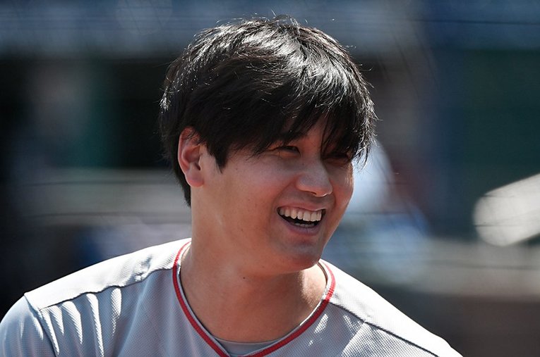 大谷翔平は二刀流での活躍によってトレカ界でも高騰している ／ photograph by Getty Images