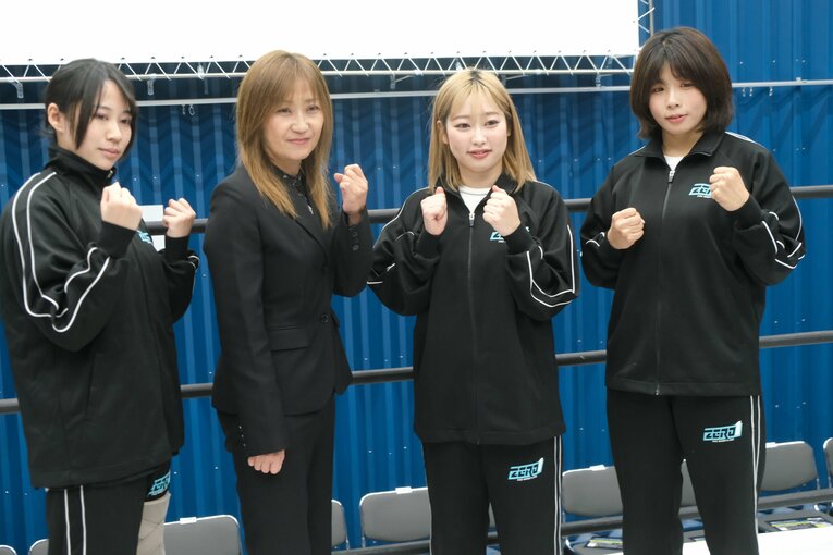 Rose旗揚げの記者会見。工藤めぐみGMとともに新団体を牽引する