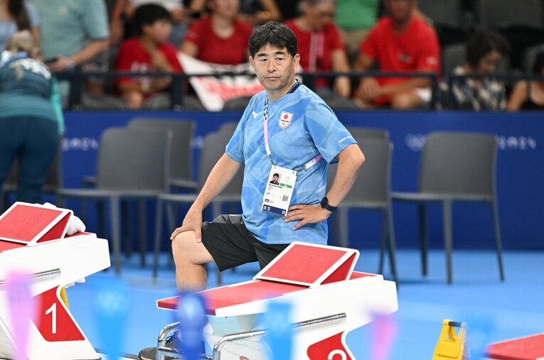 来年の4月からは北島も育てた平井コーチに師事するという　©BUNGEISHUNJU