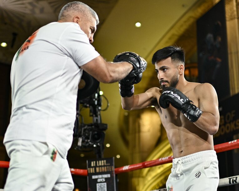 井上尚弥に挑むカルデナス。実直なボクサーでフィッシャー氏もリスペクトを送るが、識者の目からすれば実力差が大きくあるようだ　©︎Hiroaki Finito Yamaguchi/AFLO