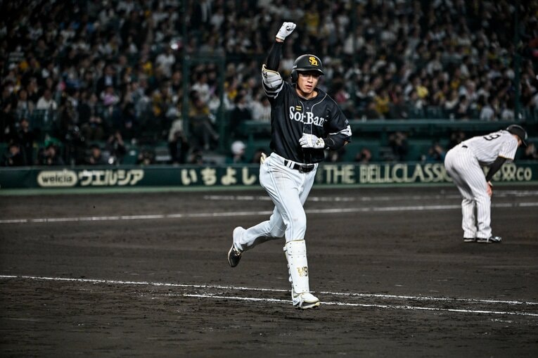 昨季の日本シリーズでも日本一を決定づける逆転弾を放っている ©Nanae Suzuki