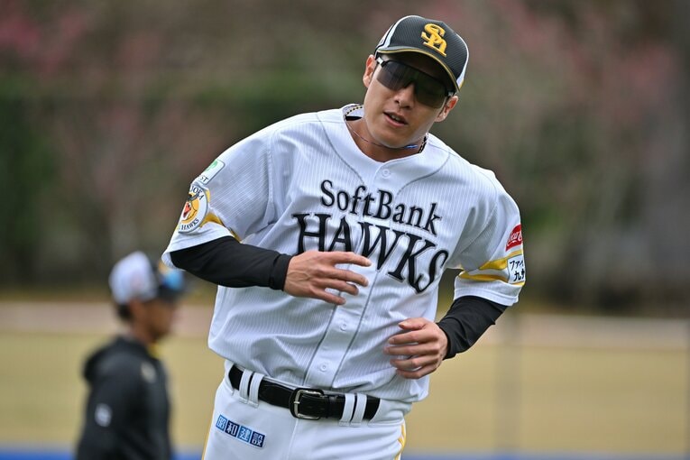 大谷翔平と並び、1位に輝いたソフトバンク・柳田悠岐 ©Hideki Sugiyama