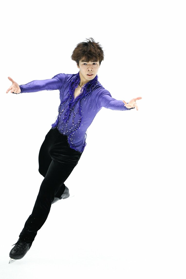 NHK杯ショートの佐藤駿の演技　©️Asami Enomoto