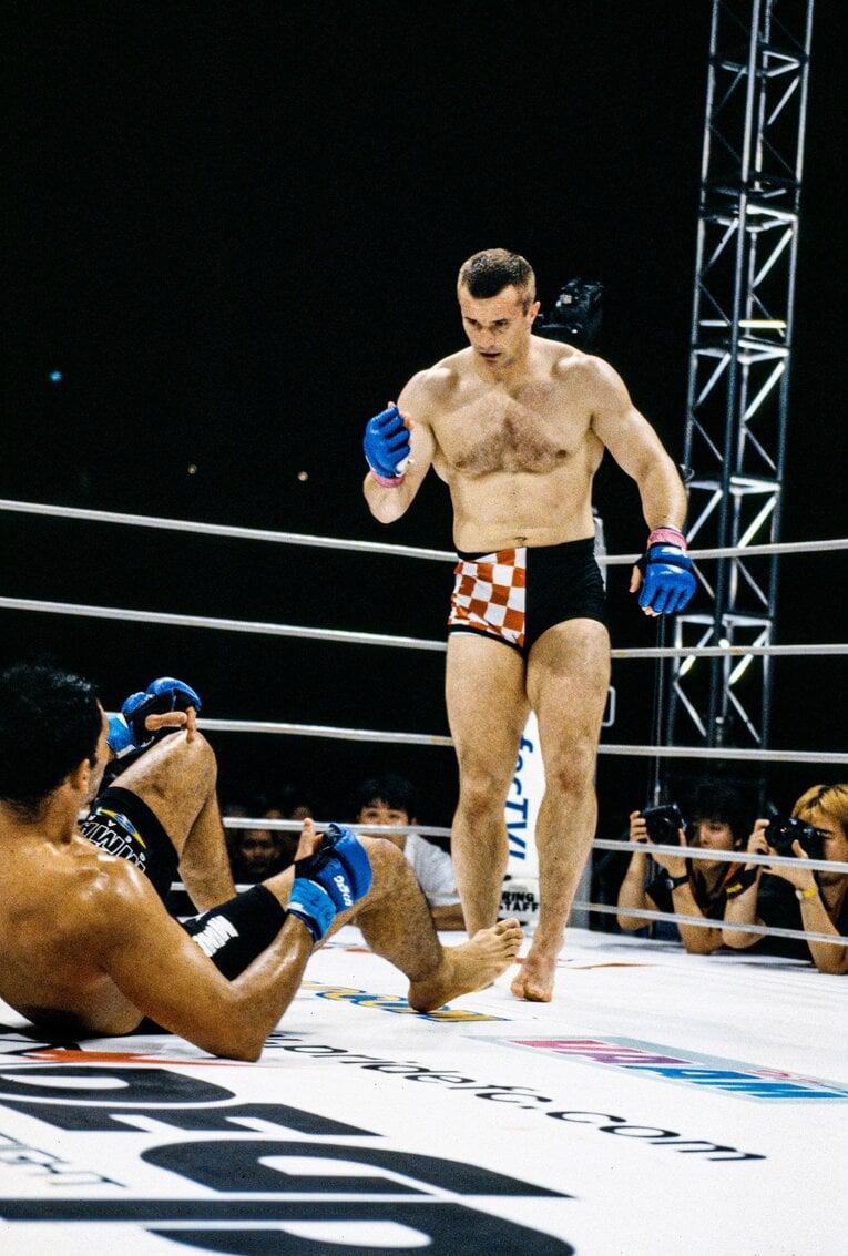 【アンケート7位】アントニオ・ホドリゴ・ノゲイラvs.ミルコ・クロコップ（2003年）©Susumu Nagao