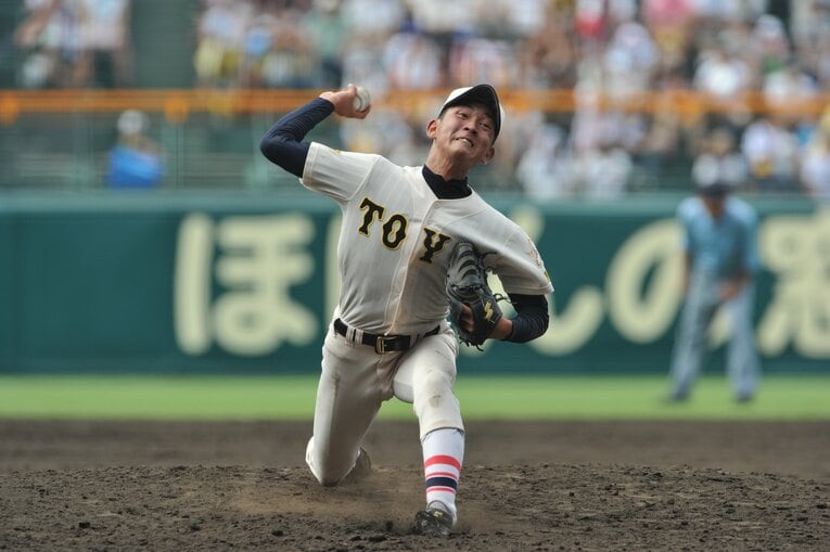 東洋大姫路時代の原樹理　©Hideki Sugiyama