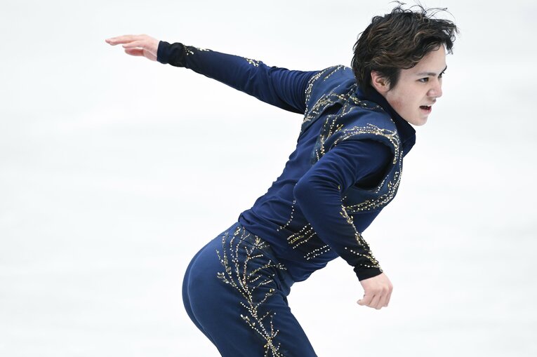 2022年世界選手権で優勝した宇野昌磨　©︎Asami Enomoto