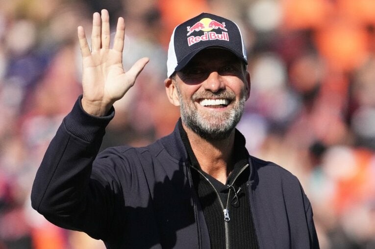 2月15日、RB大宮アルディージャの開幕戦に訪れたユルゲン・クロップ。劇的な勝利に「アンフィールドを思い出したよ」とご満悦だった ／ photograph by Masashi Hara